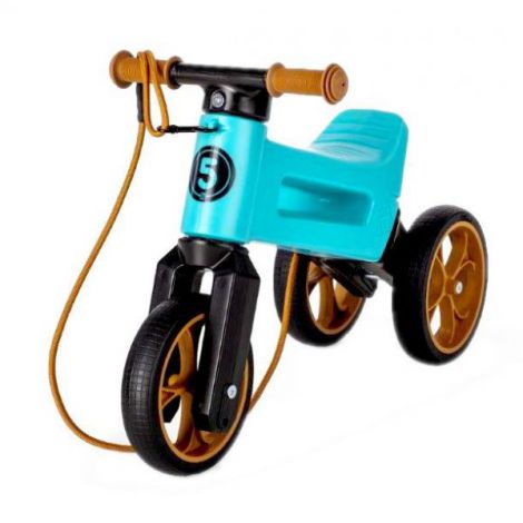 Bicicleta fara pedale Funny Wheels Rider SuperSport 2 in 1 Aqua - imagine 6